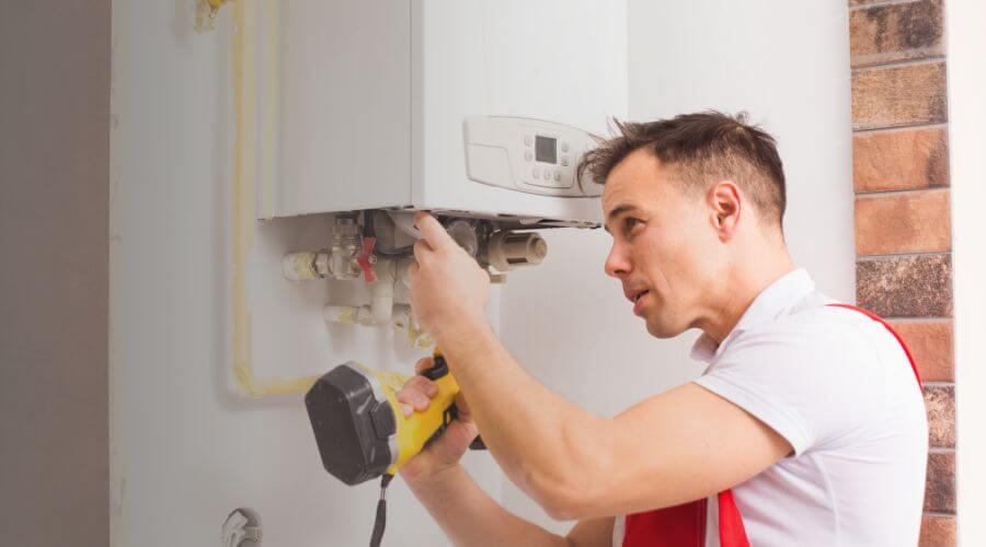 Professional water heater repair in Addieville, IL